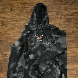 Hollister Acid washed Butterfly hoodie